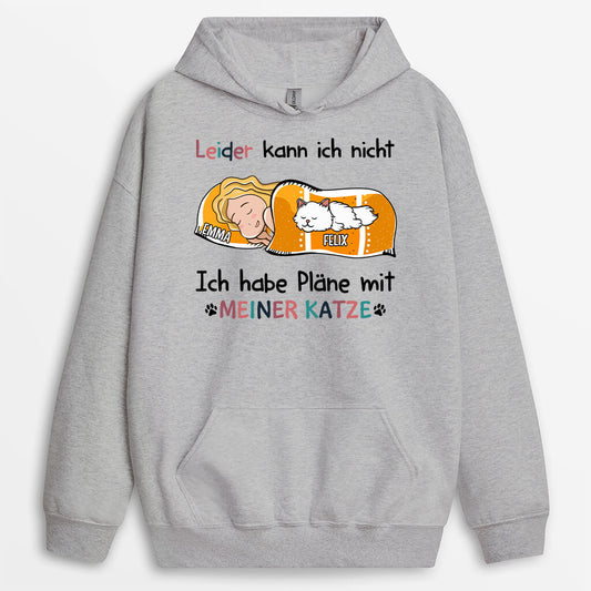 1287HGE2 personalisierter ich habe plane mit meiner sussen katze hoodie