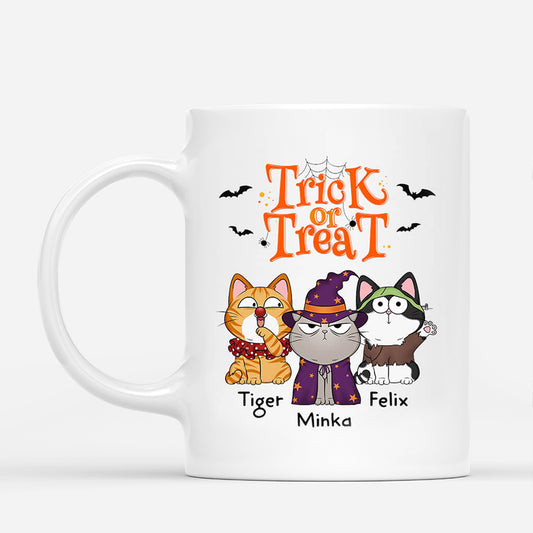 1294MGE1 personalisierte susses oder saures halloween katzen tasse_09f7ce3c f3f5 4ea7 982f 314f5500760b