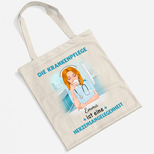 1300BGE2 personalisierte krankenpflege ist eine herzensangelegenheit tragetasche