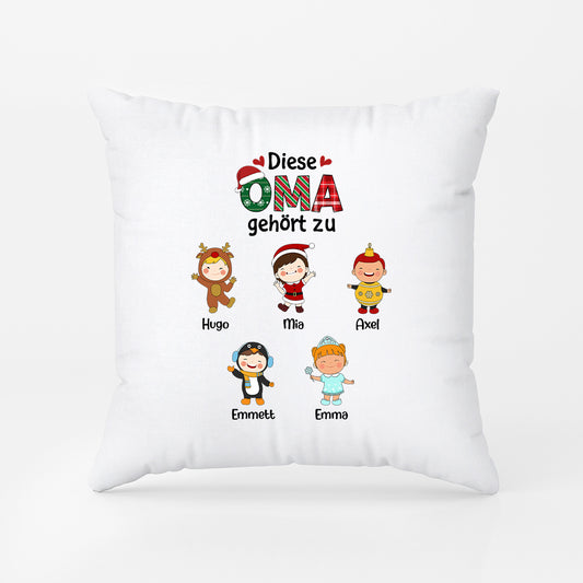 1366PGE1 personalisierte diese tolle oma gehort zu weihnachten kissen