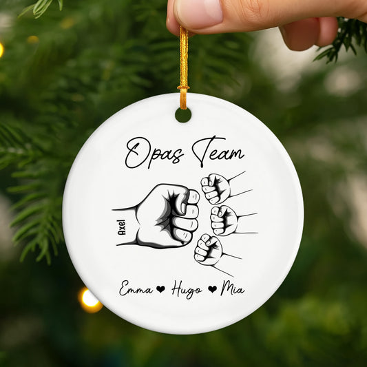 1461OGE2 papas team personalisierte keramik ornament papa 1461O8M8B