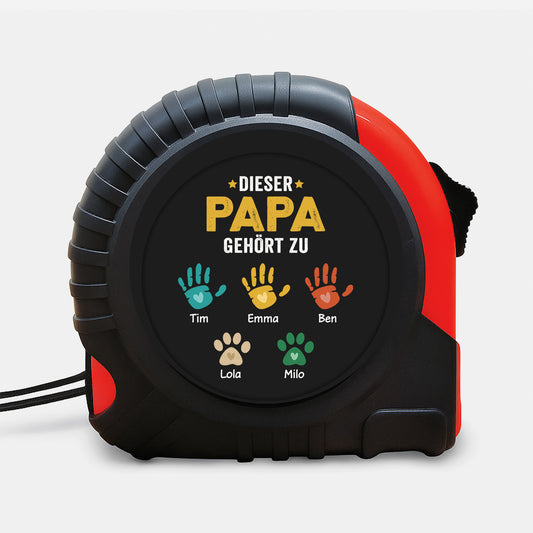 1628OGE1 dieser papa gehort zu handabdruck massband personalisiert papa 1628OKQ5B