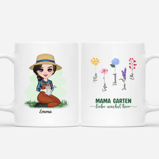 1887MGE1 personalisierte mamas omas garten tasse
