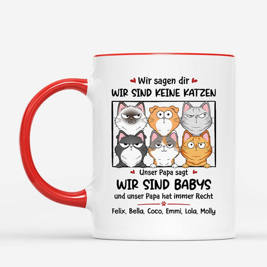 1926GE2 personalisierte wir sagen dir wir sind keine katzen