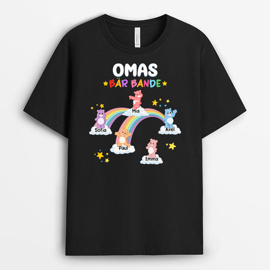 1951AGE1 personalisiertes mamas omas bar bande t shirt