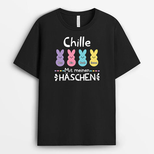 2044AGE1 personalisiertes chille mit meinen haschen t shirt