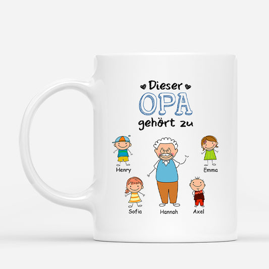 2146MGE1 dieser opa gehort zu lowe personalisierte tasse fur opas_91c1c9cb 4e46 4035 9bac 2522f888c0a8