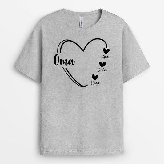 2235AGE2 personalisiertes mama herz t shirt 2235a387a
