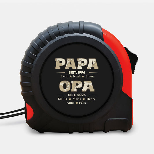 2315OGE1 papa seit weltkarte massband personalisiert papa 2315OTL5B
