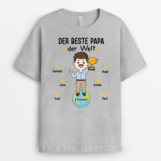 2345AGE2 personalisiertes der beste papa opa der welt t shirt 2345a6c8b