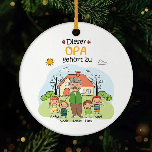2361OGE1 ceramic ornaments with grandkids names_ custom xmas gifts for grandparents 2361O6L5B