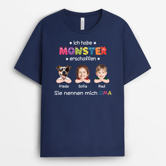 24155GE2 personalisiertes ich habe monster erschaffen sie nennen mich opa papa kinder und haustiere t shirt 2415_9e1810ee 0925 4bf9 acf8 a68f51c4bc2f