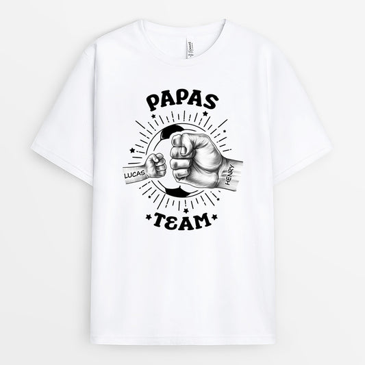 2438AGE1 papas team weisses t shirt papa personalisiert_ 2438A587B