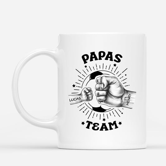 2438MGE1 papas team personalisierte tasse papa 2438M587B