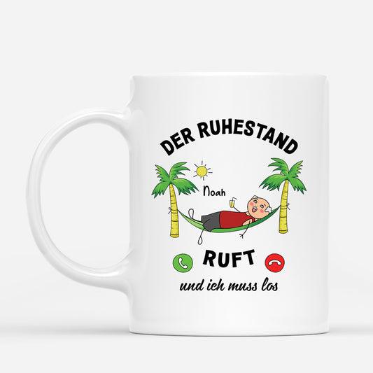 2538MGE1 personalisierte der ruhestand ruft und ich muss los manner tasse_8bc7f881 977e 43c0 8fd6 e2dbf4826989