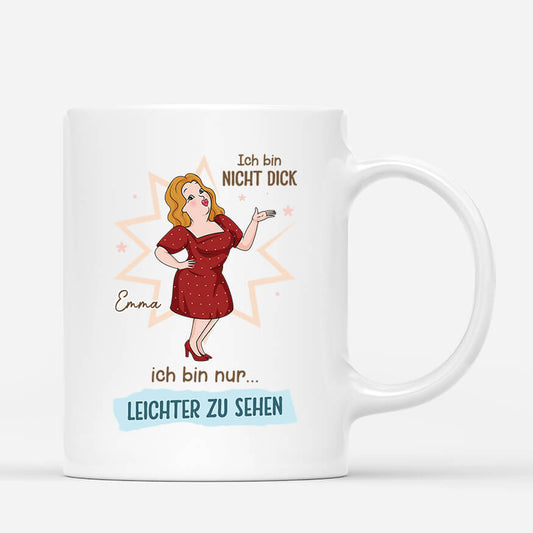 2540MGE1 personalisierte ich bin nicht dick ich bin nur