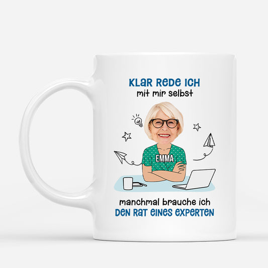 2541MGE1 personalisierte klar rede ich mit mir selbst frauen tasse_25ef8700 5e71 4b95 a593 f6779103e361
