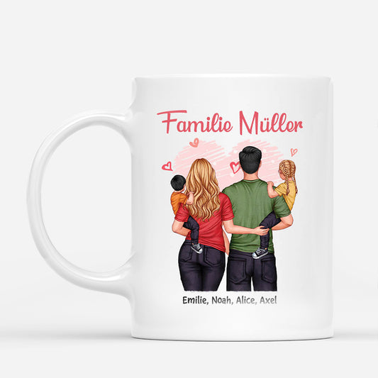 2565MGE1 personalisierte die familie illustration tasse_07f3287f 2a13 43ae a299 94e48a916710