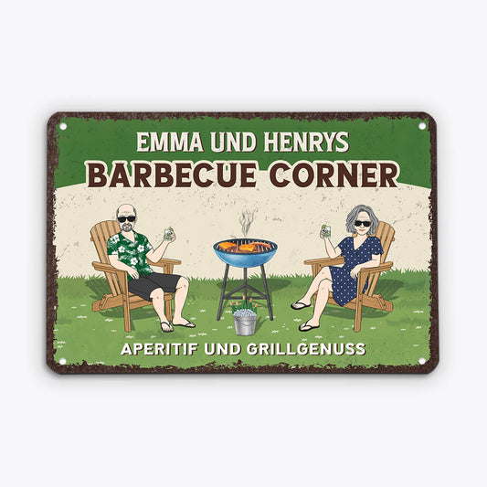 2649EGE1 aperitif und grillgenuss personalisieretes turschild fur die familie