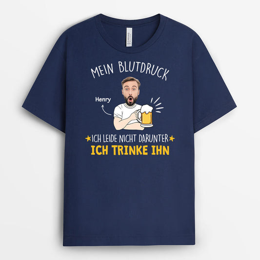 2684AGE1 mein blutdruck personalisiertes t shirt mit gesicht fur manner