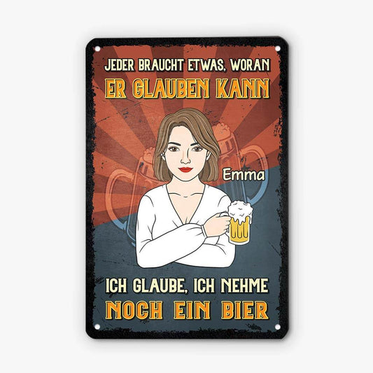 2690EGE2 ich glaube ich nehme noch ein bier lustiges turschild fur frauen und manner personalisiert