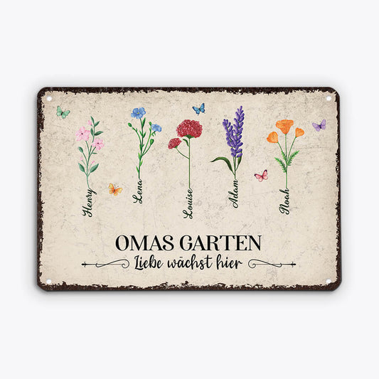 2714EGE1 omas garten hier wachst liebe personalisiertes turschild fur omas_bd15f495 62a2 4127 96b9 c3294e61baaa