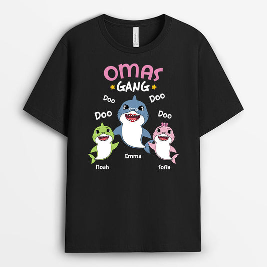 2764AGE1 mamas omas bande personalisiertes t shirt fur frauen