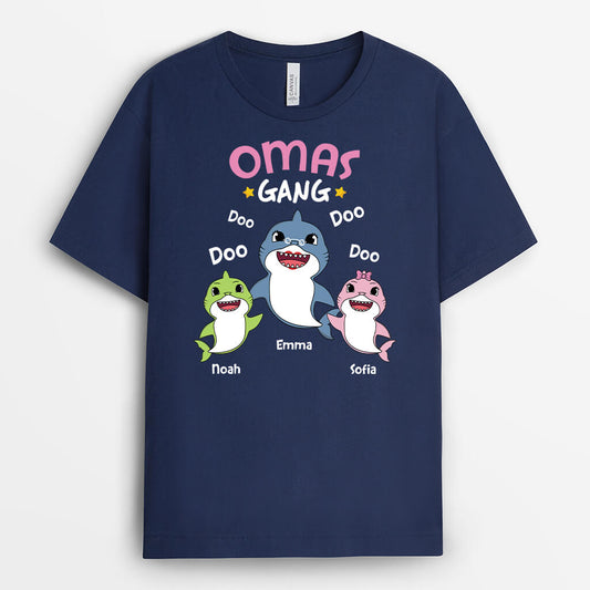 2764AGE2 papas opas bande personalisiertes t shirt fur manner