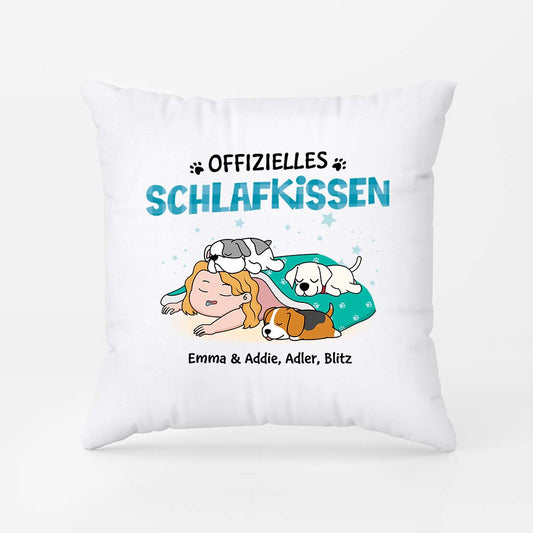 2831PGE1 offizielles schlafkissen personalisiertes kissen fur hundeliebhaber