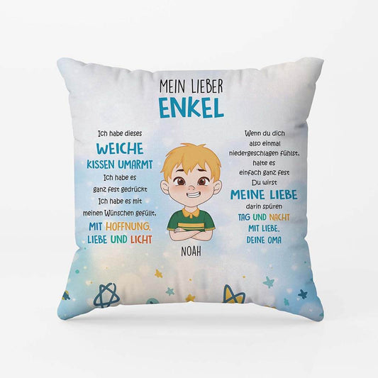 2854PGE2 schreiben fur mein kind personalisiertes kissen fur kinder