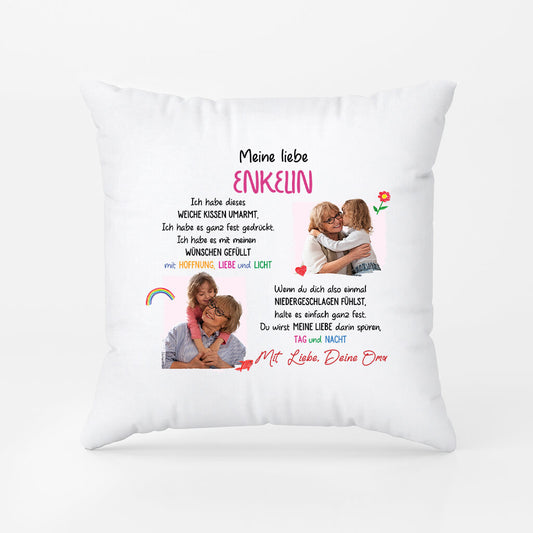 2887PGE1 schreiben fur mein kind personalisiertes kissen mit fotos fur kinder