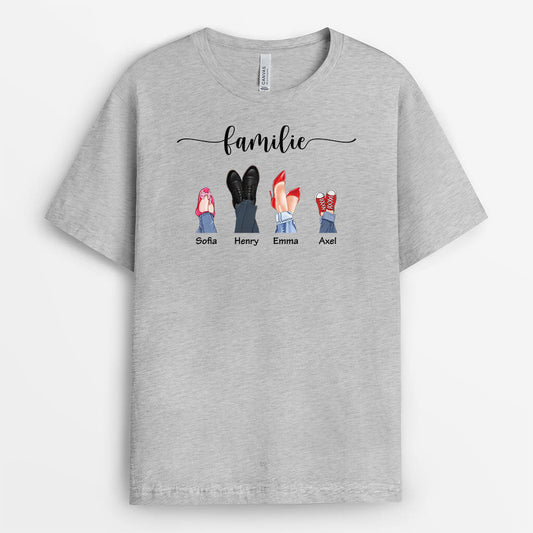 2894AGE2 die familie personalisiertes t shirt fur die familie
