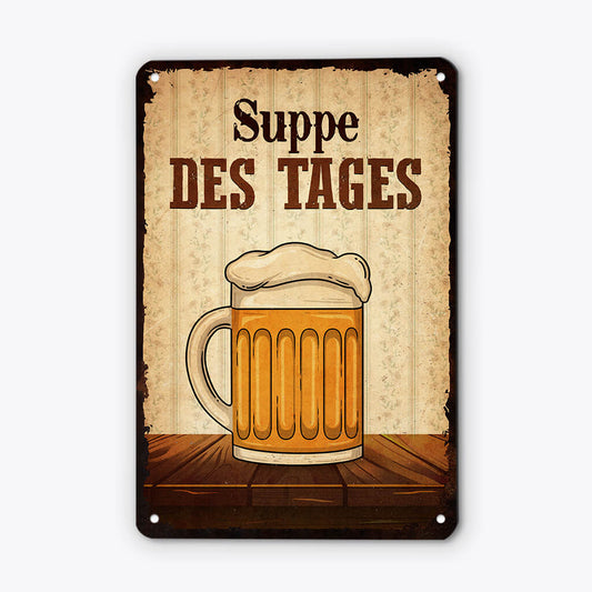 2930EGE1 suppe des tages personalisiertes turschild fur paare