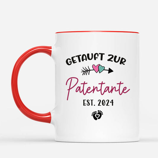 2946MGE2 getauft zur patentante est 2024 personalisierte tasse fur patinnen