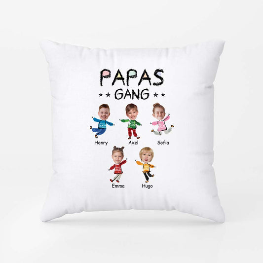 2961PGE1 opas bande und weihnachtsbaum personalisiertes kissen mit gesicht fur opas 2961p