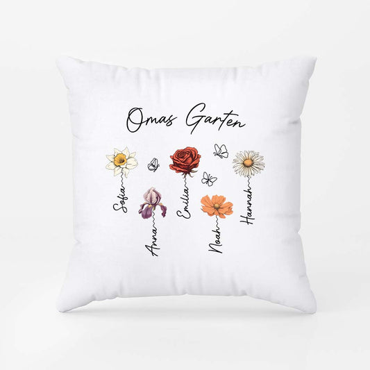 2966PGE1 omas mamas garten personalisiertes kissen fur frauen 2966p