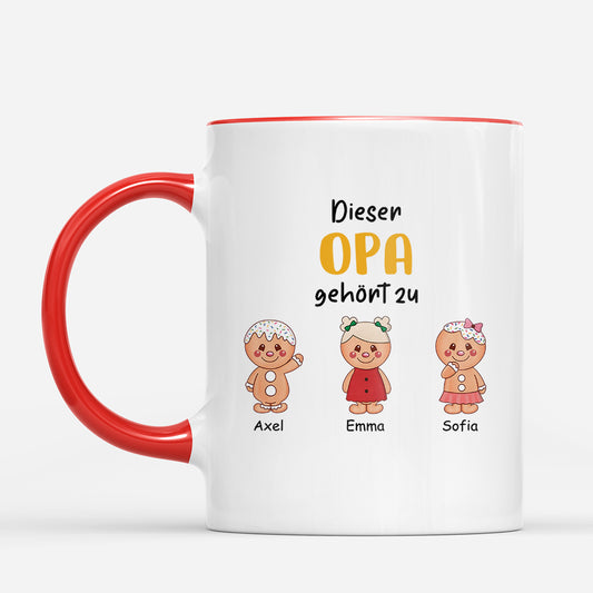 2977MGE2 diese oma mama gehort zu lebkuchenmann personalisierte tasse fur damen zu weihnachten 2977m