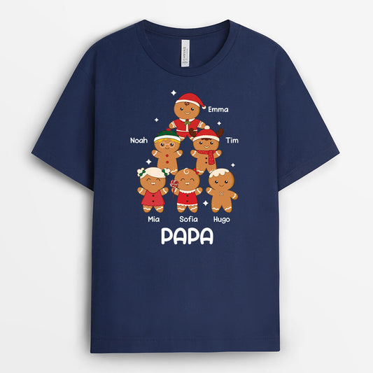 2996AGE2 opa lebkuchenmann personalisiertes t shirt fur opas zu weihnachten