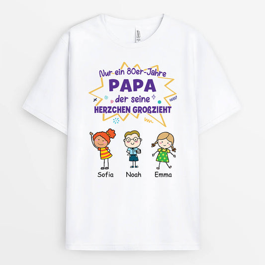 3000AGE1 nur ein 80er jahre vater der seine herzchen grosszieht personalisiertes t shirt fur papas_a829b82d a42d 43b2 bb43 54176dd8141a