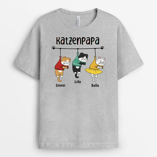 3008AGE2 katzenmama katzenpapa personalisiertes t shirt fur katzenliebhaber zu weihnachten