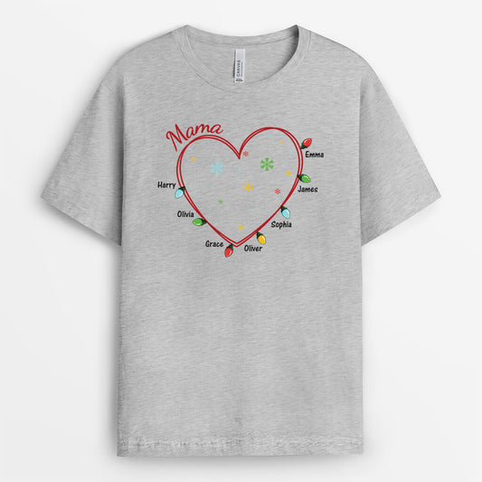 3017AGE2 oma herz personalisiertes t shirt fur omas zu weihnachten