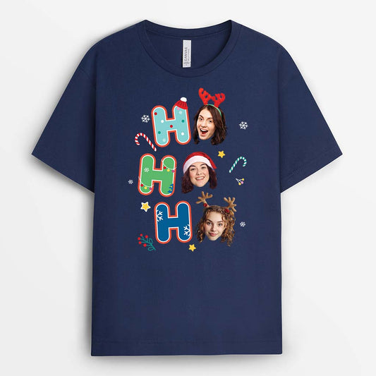 3036AGE2 lustig personalisiertes t shirt mit gesicht fur damen zu weihnachten