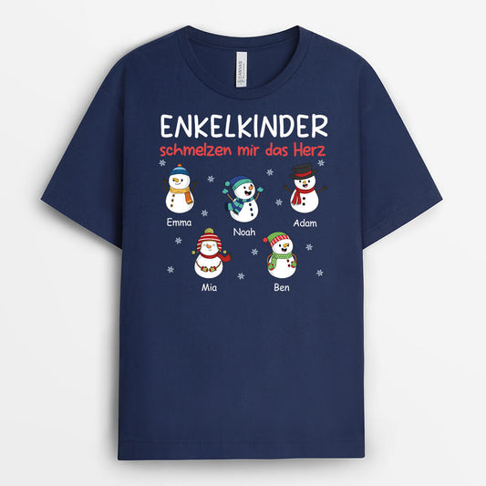 3107AGE1 enkelkinder schmelzen mir das herz personalisiertes t shirt fur omas