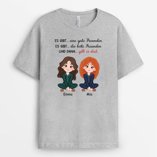 3111AGE2 beste freundinnen personalisiertes t shirt fur beste freundinnen
