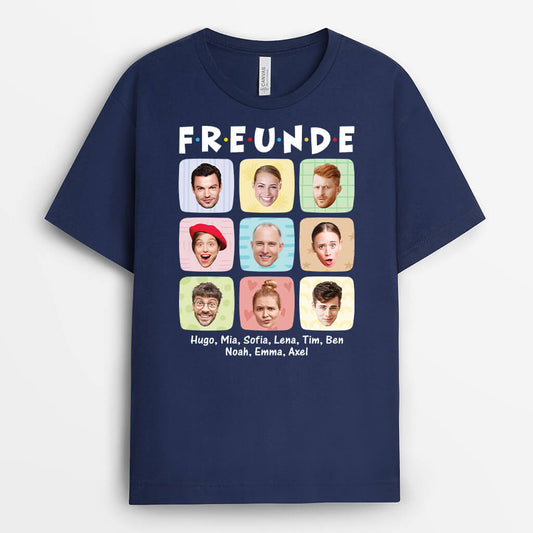 3158AGE2 besties personalisiertes t shirt fur freunde