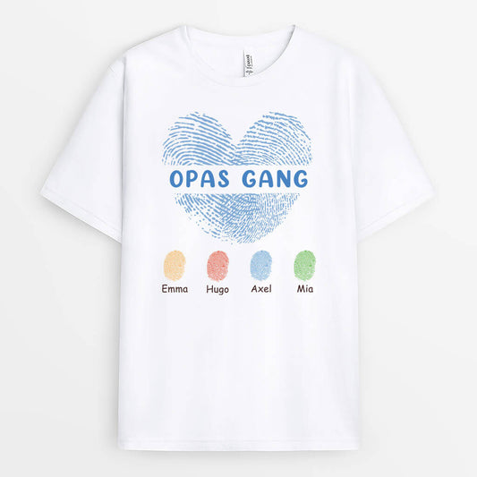 3177AGE1 opas papas bande fingerabdruck personalisiertes t shirt fur manner