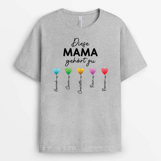 3280AGE2 oma herz personalisiertes t shirt fur omas