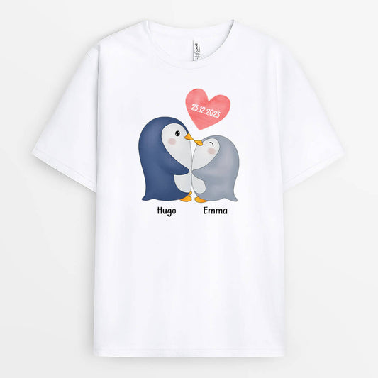 3288AGE1 pinguinen personalisiertes t shirt fur paare_9086b6c9 a3ba 4bb5 8c57 a5437ac1e0e9