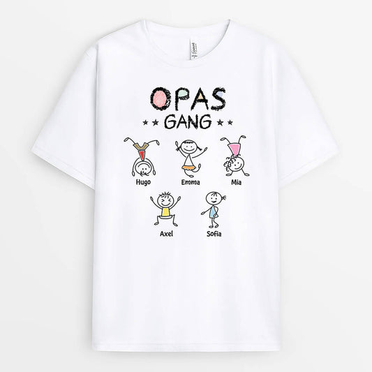 3290AGE1 opas papas bande wachsmalstift personalisiertes t shirt fur manner