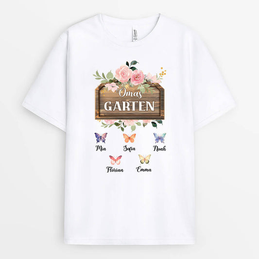 3295AGE1 omas garten tagfalter personalisiertes t shirt fur omas